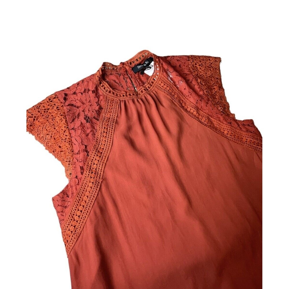NWT Strut & Bolt Dress Women's Size Small Terracotta‎ Orange Lace - Picture 5 of 8